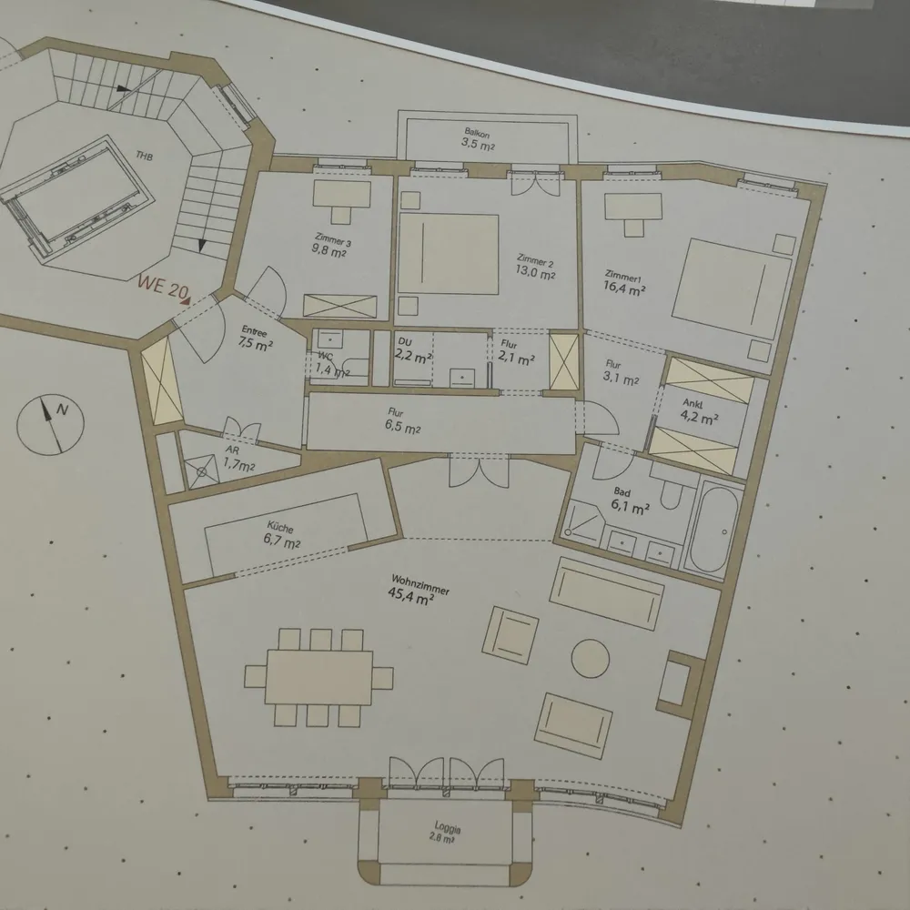4 Zimmer Wohnung mit 129 m² in Berlin – Bild 3
