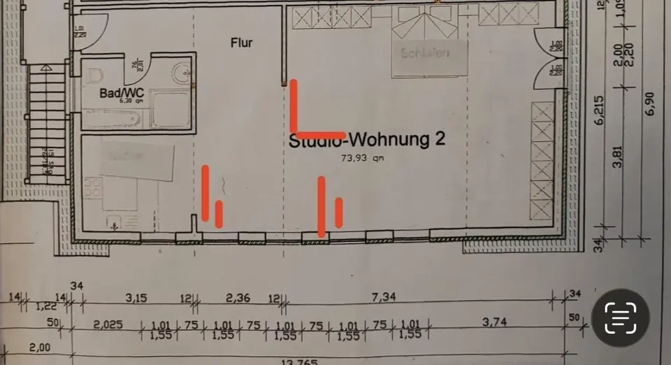 2 Zimmer Wohnung mit 70 m² in Neumünster – Bild 8