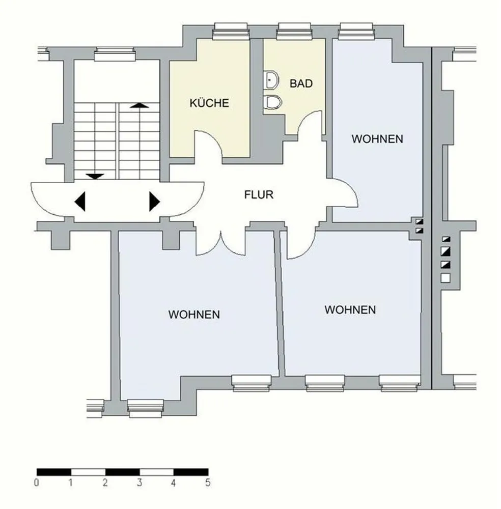 3 Zimmer Wohnung mit 72 m² in Neubrandenburg – Bild 4