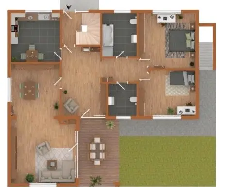 3 Zimmer Wohnung mit 140 m² in Vechta – Bild 5