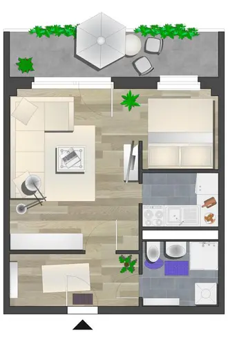 1 Zimmer Wohnung mit 36 m² in Chemnitz – Bild 5