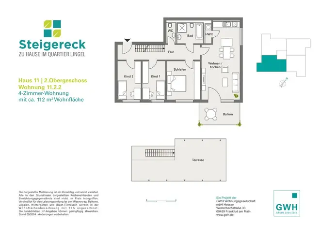 4 Zimmer Wohnung mit 113 m² in Erfurt – Bild 11