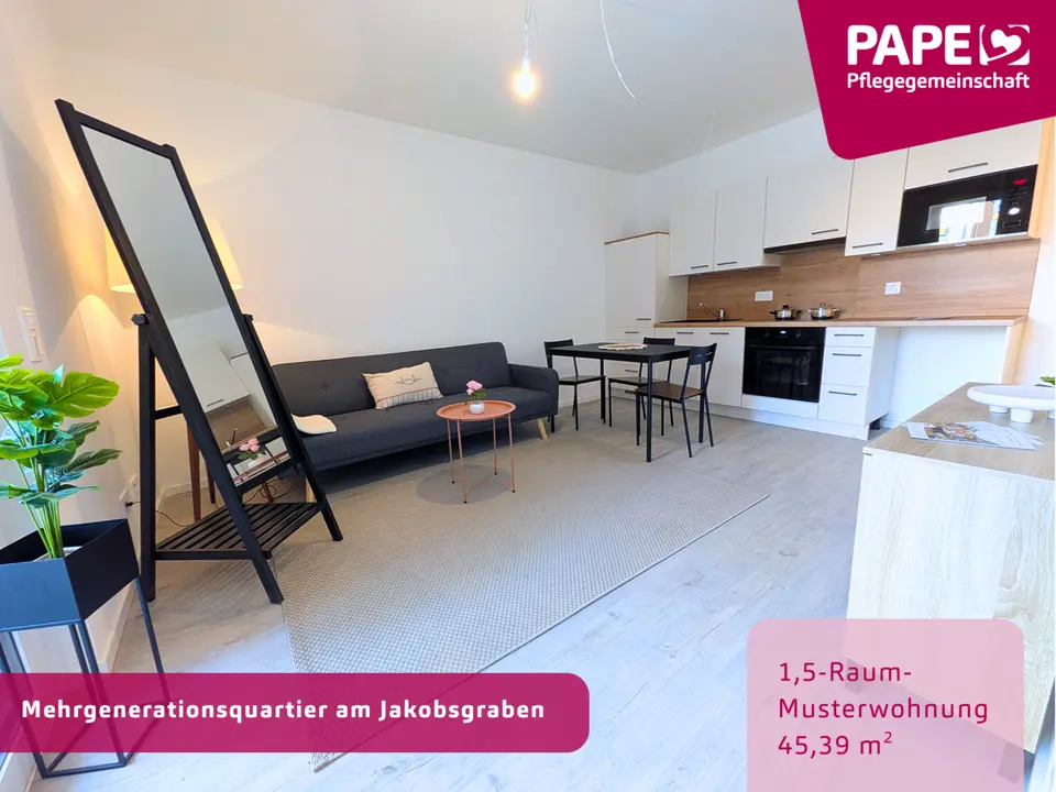 2 Zimmer Wohnung mit 31 m² in Brandenburg an der Havel – Bild 1