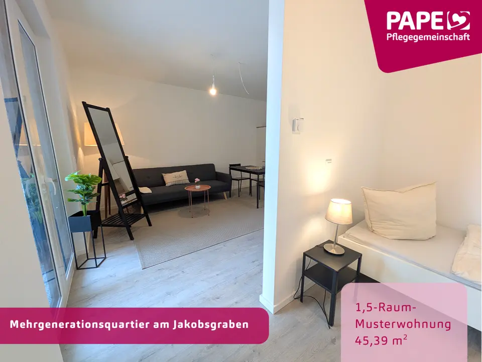 2 Zimmer Wohnung mit 31 m² in Brandenburg an der Havel – Bild 2