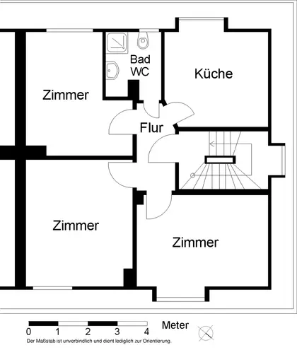 3 Zimmer Wohnung mit 62 m² in Bielefeld – Bild 2