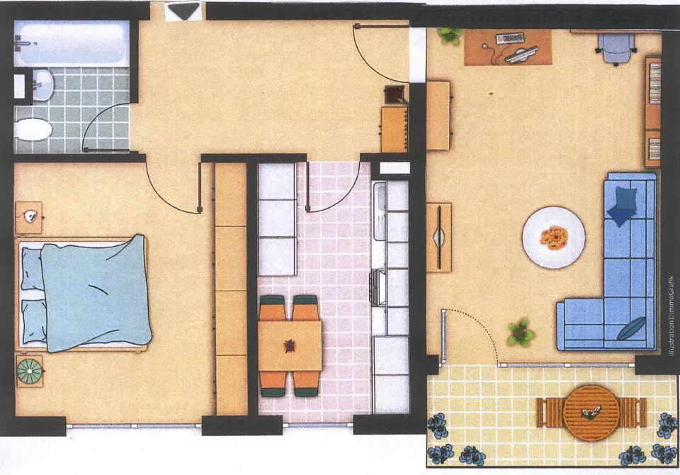 2 Zimmer Wohnung mit 52 m² in Landshut – Bild 6