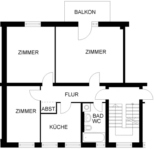 3 Zimmer Wohnung mit 69 m² in Hagen – Bild 11