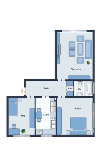 3 Zimmer Wohnung mit 71 m² in Krefeld – Bild 9