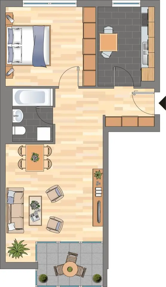 2 Zimmer Wohnung mit 57 m² in Hannover – Bild 5