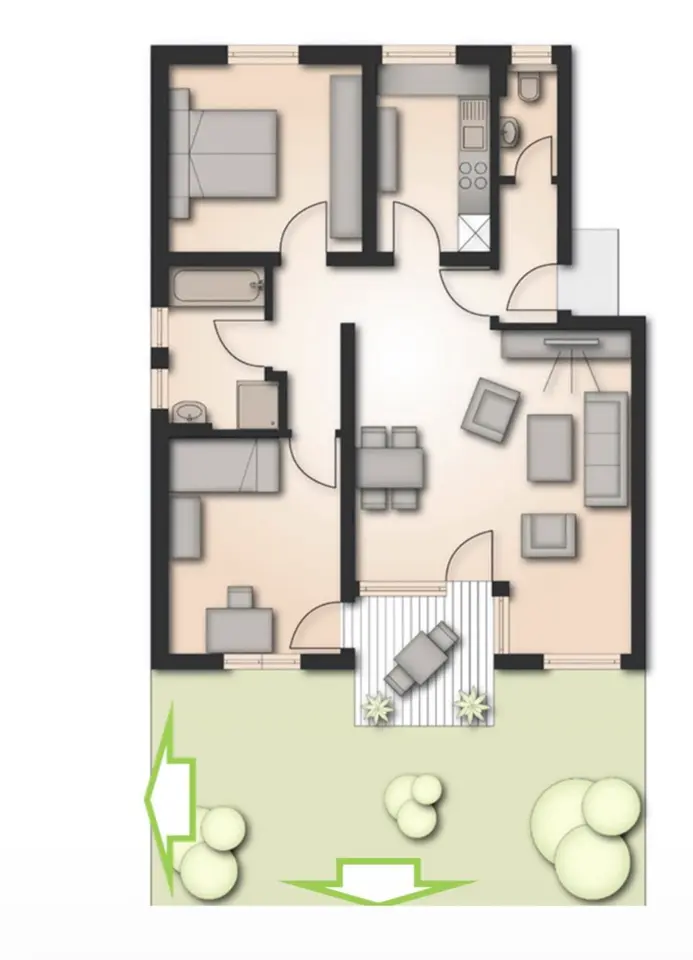 2 Zimmer Wohnung mit 70 m² in Neu-Ulm – Bild 7