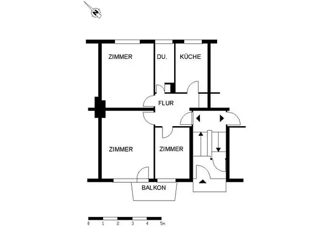 3 Zimmer Wohnung mit 59 m² in Bremen – Bild 2