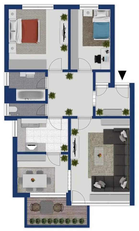 4 Zimmer Wohnung mit 86 m² in Neu-Ulm – Bild 8