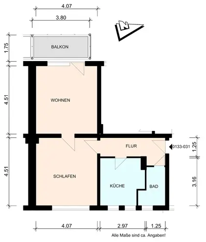 2 Zimmer Wohnung mit 57 m² in Lübeck – Bild 8