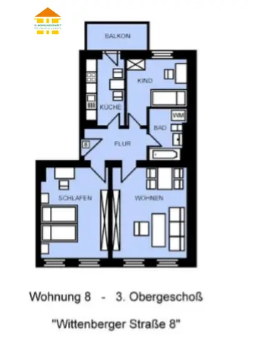 3 Zimmer Wohnung mit 76 m² in Chemnitz – Bild 10
