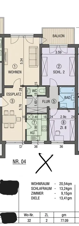 4 Zimmer Wohnung mit 84 m² in Lübeck – Bild 5