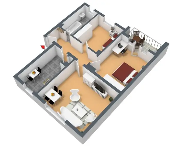 3 Zimmer Wohnung mit 72 m² in Wuppertal – Bild 3