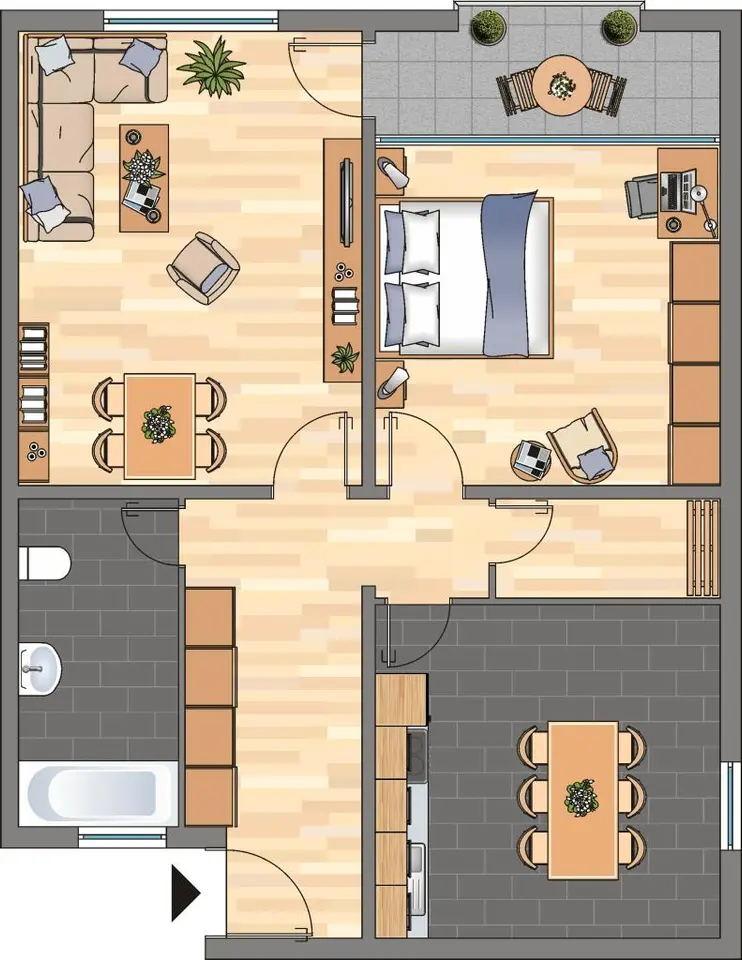 2 Zimmer Wohnung mit 73 m² in Velbert – Bild 6
