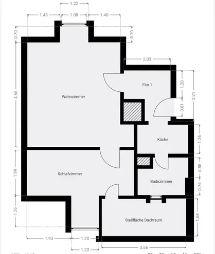 2 Zimmer Wohnung mit 42 m² in Wiesbaden – Bild 11