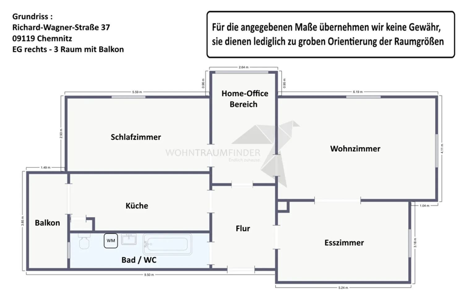 3 Zimmer Wohnung mit 94 m² in Chemnitz – Bild 5
