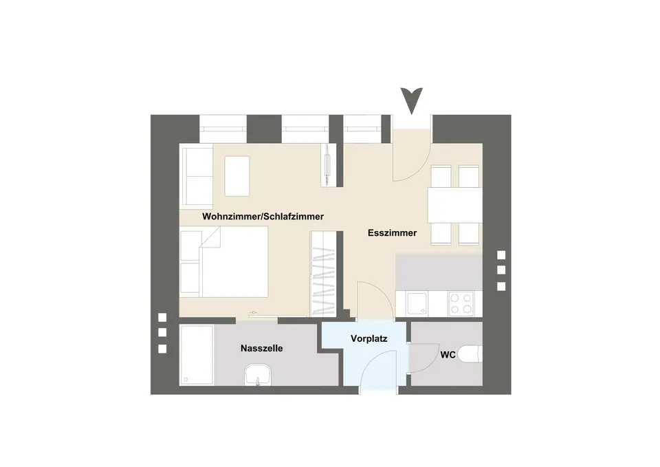 2 Zimmer Wohnung mit 34 m² in Stuttgart – Bild 4