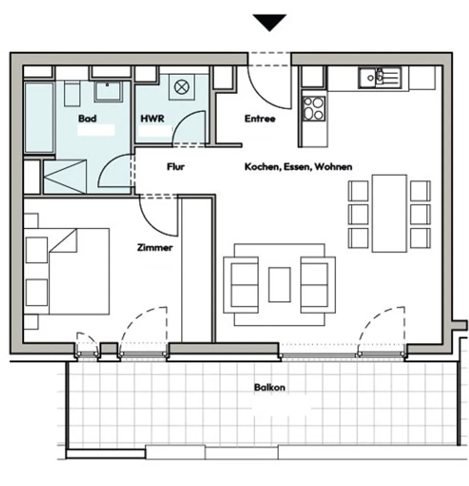 2 Zimmer Wohnung mit 70 m² in Frankfurt am Main – Bild 8