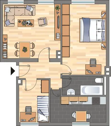 3 Zimmer Wohnung mit 59 m² in Kiel – Bild 8