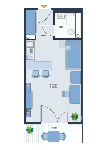 1 Zimmer Wohnung mit 26 m² in Ingolstadt – Bild 9