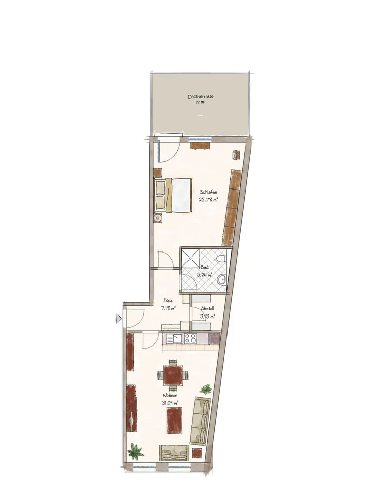 2 Zimmer Wohnung mit 74 m² in Flensburg – Bild 10