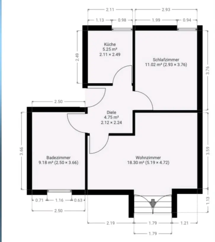Studio mit 40 m² in Saalfeld/Saale – Bild 9
