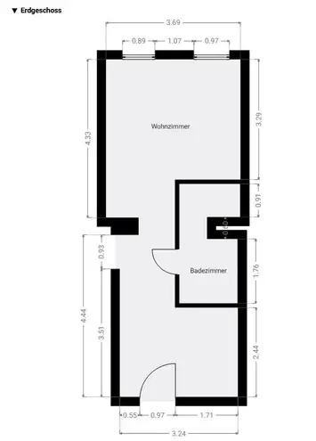 1 Zimmer Wohnung mit 30 m² in Aachen – Bild 2