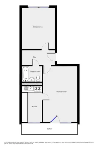 2 Zimmer Wohnung mit 56 m² in Leipzig – Bild 10