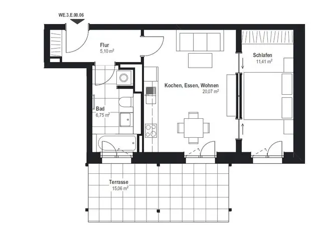 2 Zimmer Wohnung mit 51 m² in Leipzig – Bild 12
