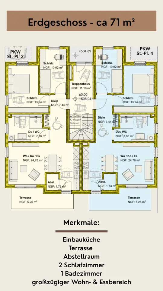 3 Zimmer Wohnung mit 71 m² in Waldshut-Tiengen – Bild 2