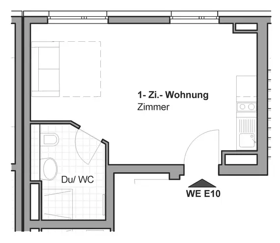 1 Zimmer Wohnung mit 29 m² in Bonn – Bild 7