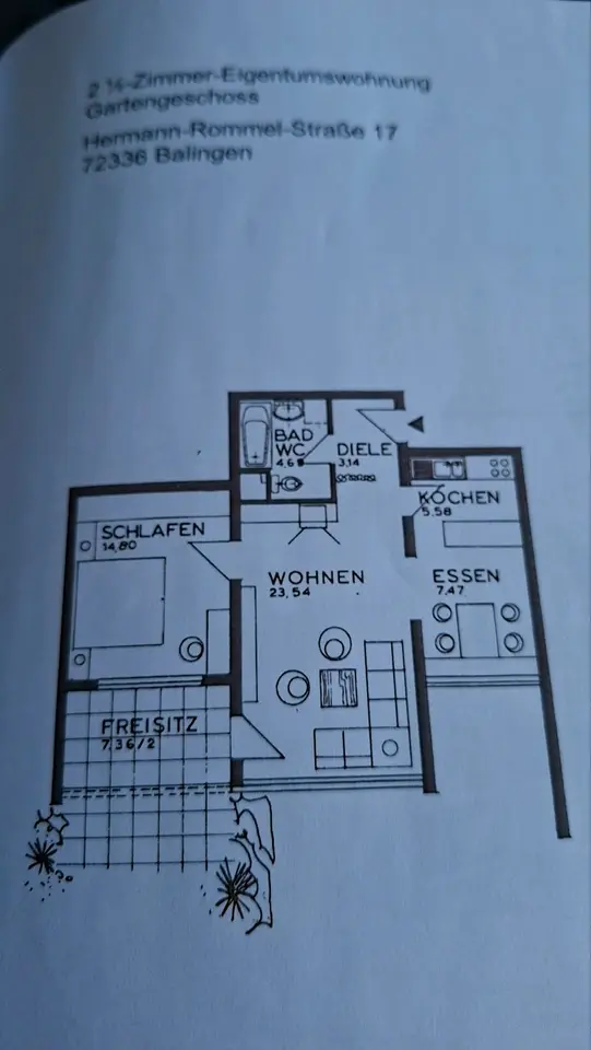 3 Zimmer Wohnung mit 63 m² in Balingen – Bild 7