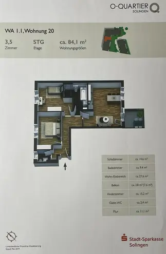 3 Zimmer Wohnung mit 84 m² in Solingen – Bild 5