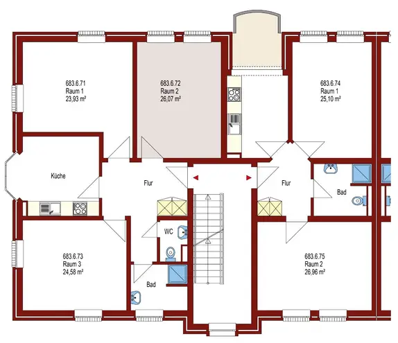1 Zimmer Wohnung mit 26 m² in Oldenburg – Bild 2