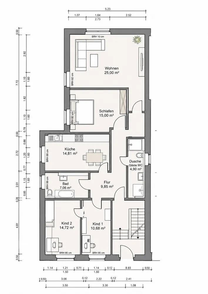 4 Zimmer Wohnung mit 105 m² in Magdeburg – Bild 12