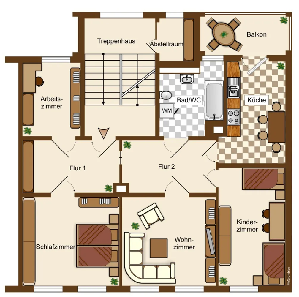 4 Zimmer Wohnung mit 76 m² in Gera – Bild 2
