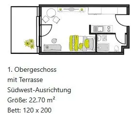 WG-Zimmer mit 23 m² in Aalen – Bild 3