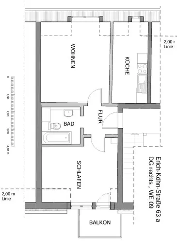 2 Zimmer Wohnung mit 51 m² in Leipzig – Bild 11