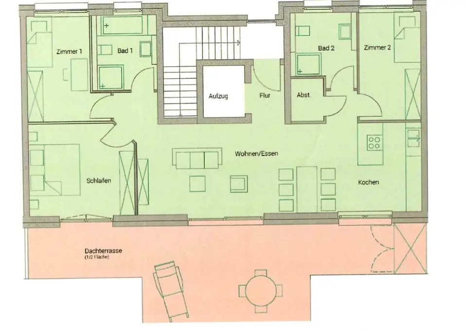 4 Zimmer Wohnung mit 119 m² in Marburg – Bild 3