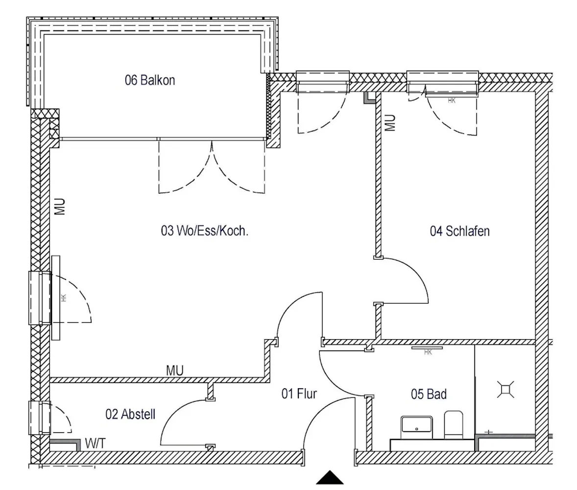 2 Zimmer Wohnung mit 58 m² in Würzburg – Bild 6
