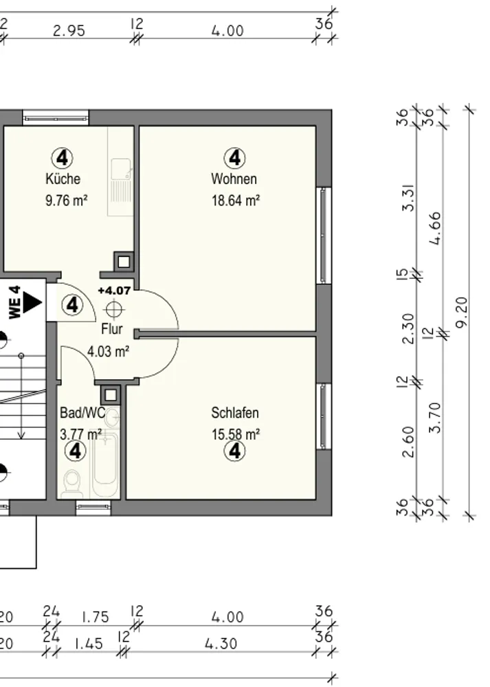 2 Zimmer Wohnung mit 52 m² in Mannheim – Bild 9