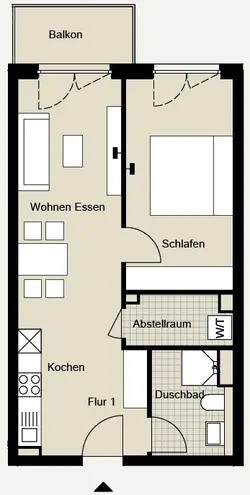 2 Zimmer Wohnung mit 53 m² in Frankfurt am Main – Bild 7