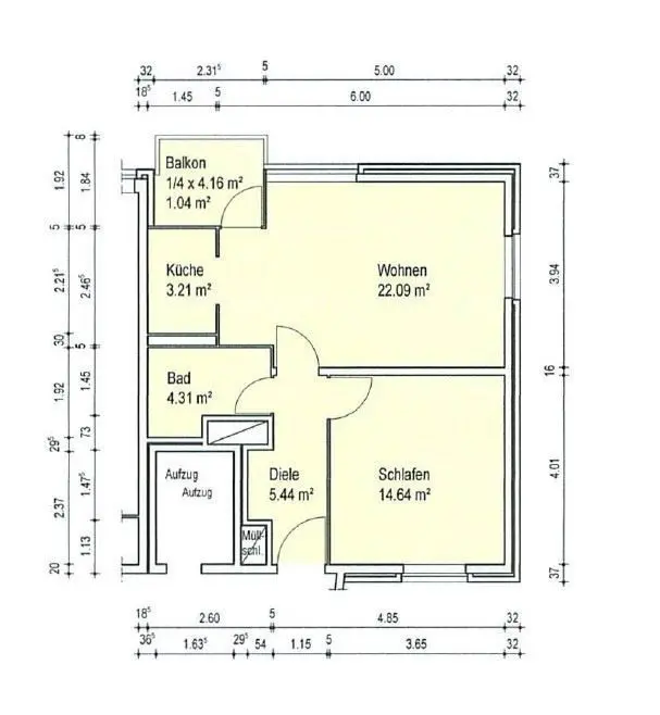 2 Zimmer Wohnung mit 47 m² in Celle – Bild 5