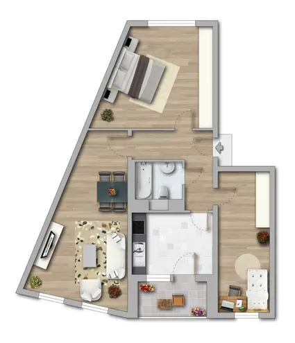 3 Zimmer Wohnung mit 76 m² in Erfurt – Bild 8