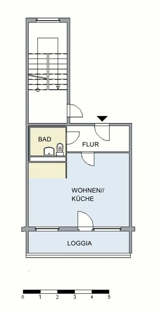 1 Zimmer Wohnung mit 37 m² in Neubrandenburg – Bild 5