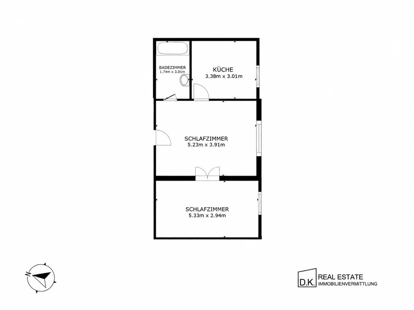 2 Zimmer Wohnung mit 55 m² in Oranienburg – Bild 5