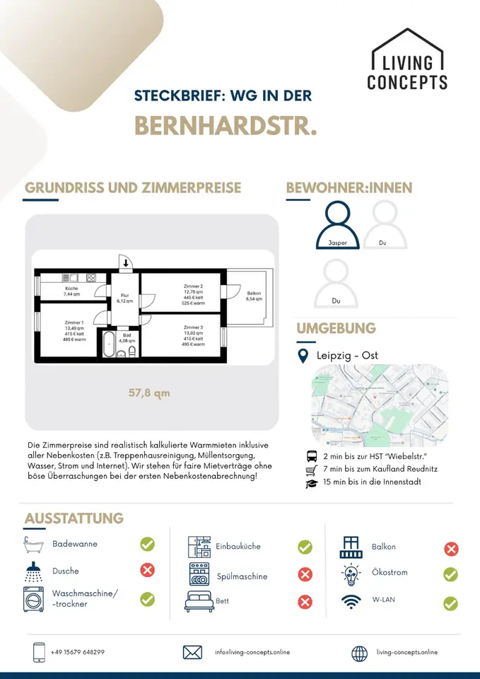 WG-Zimmer mit 14 m² in Leipzig – Bild 5